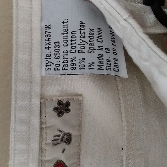 Y2k Mudd Jeans Beige Skirt sz 13 - Picture 7 of 12